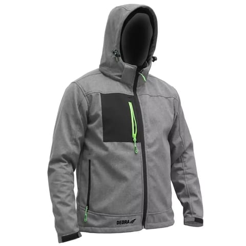 ⁨Kurtka softshell z kapturem rozm.s, 96%poliester+4%elastan⁩ w sklepie Wasserman.eu