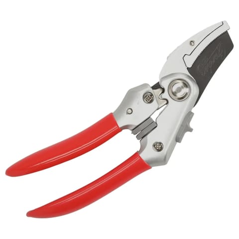 ⁨Sekator ogrodowy kowadełkowy do suchych pędów ,aluminiowe uchwyty,max grubość cięcia 20mm, ostrze ze stali sk5, blokada⁩ w sklepie Wasserman.eu