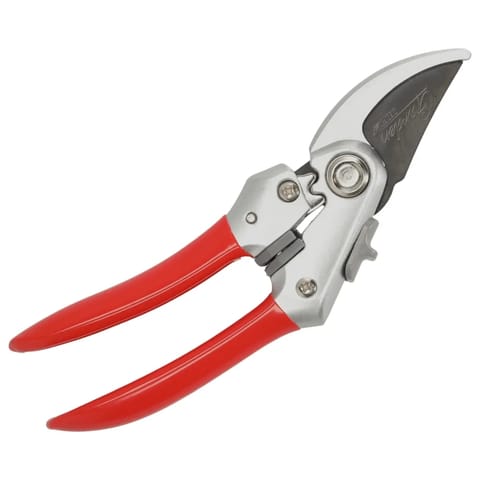 ⁨Sekator ogrodowy nożycowy do żywych pędów ,aluminiowe uchwyty,max grubość cięcia 20mm, ostrze ze stali sk5, blokada⁩ w sklepie Wasserman.eu