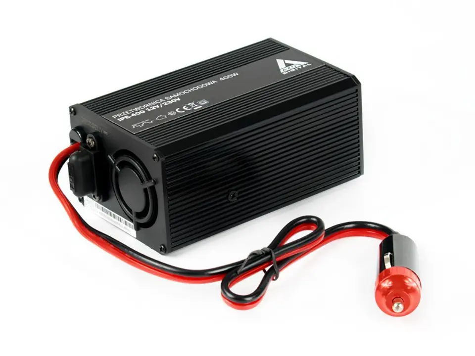 AZO Digital 12 VDC / 230 VAC Automotive Inverter IPS-400 400W at Wasserman.eu
