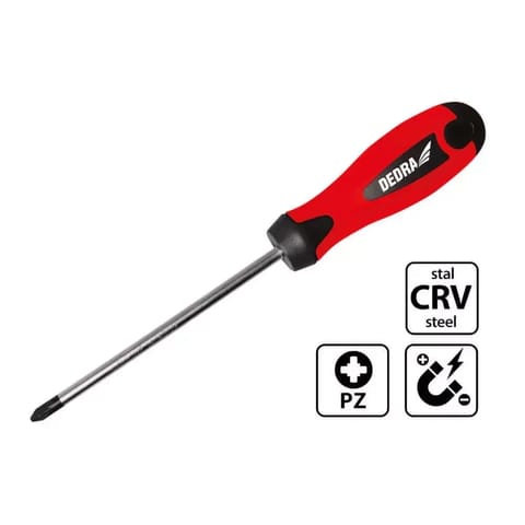 ⁨Wkrętak krzyżowy pozidriv pz0x75mm, crv⁩ w sklepie Wasserman.eu