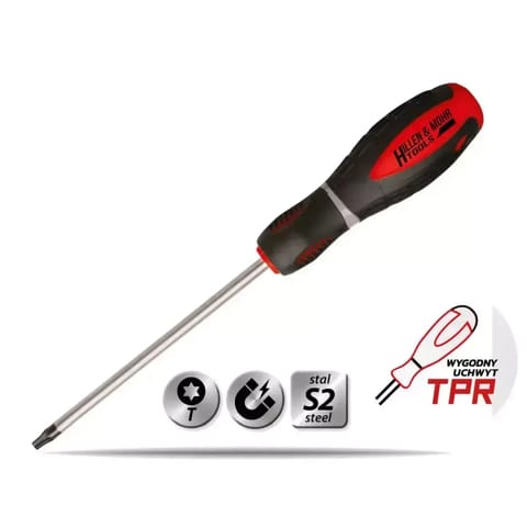 ⁨Wkrętak torx t6x60mm, stal s2, uchwyt 3-materiałowy⁩ w sklepie Wasserman.eu