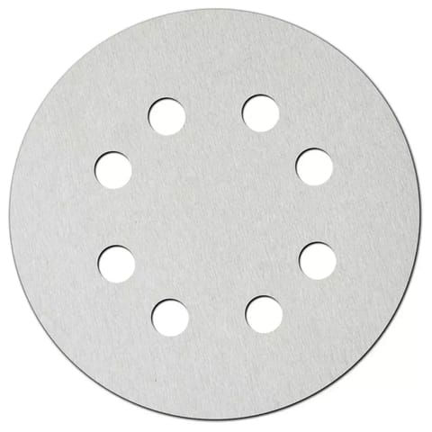 ⁨Tarczki ścierne białe 180mm, gradacja 60, rzep, kpl 5szt⁩ w sklepie Wasserman.eu