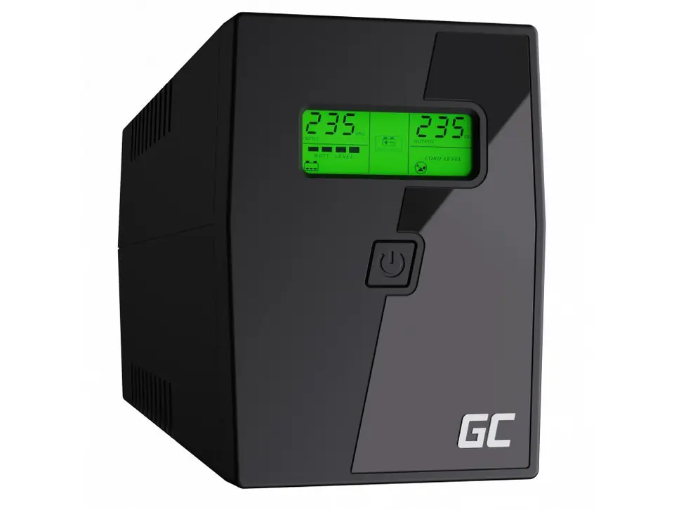 ⁨Green Cell UPS02 uninterruptible power supply (UPS) Line-Interactive 0.8 kVA 480 W 2 AC outlet(s)⁩ at Wasserman.eu