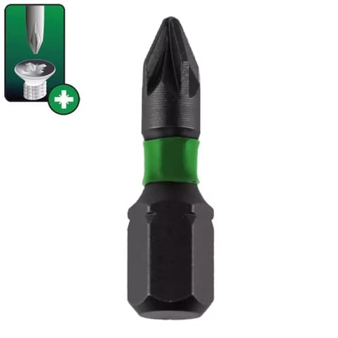 ⁨Końcówki wkrętakowe udarowe pozidriv pz3x25mm, 2szt blister⁩ w sklepie Wasserman.eu