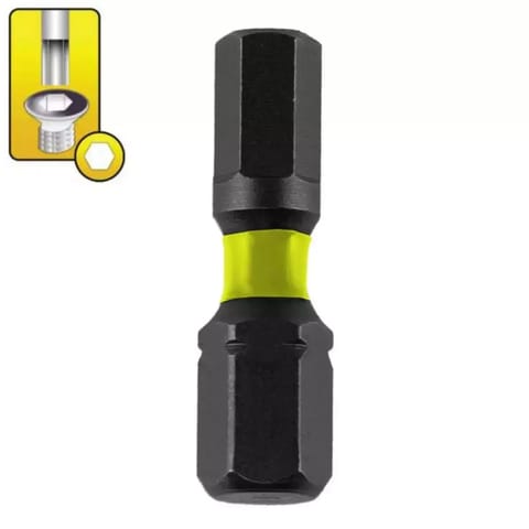 ⁨Końcówki wkrętakowe udarowe hex h4x25mm, 2szt blister⁩ w sklepie Wasserman.eu
