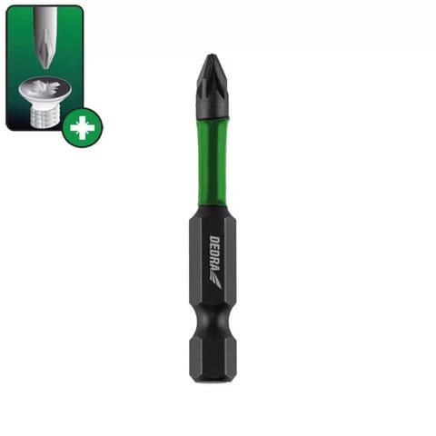 ⁨Końcówki wkrętakowe udarowe pozidiv pz1x50mm, 2szt blister⁩ w sklepie Wasserman.eu
