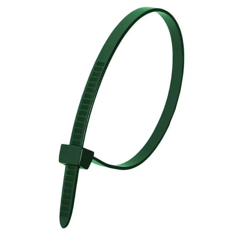 ⁨Nylonowe opaski zaciskowe zielone 2,5x200mm (100szt.)⁩ w sklepie Wasserman.eu