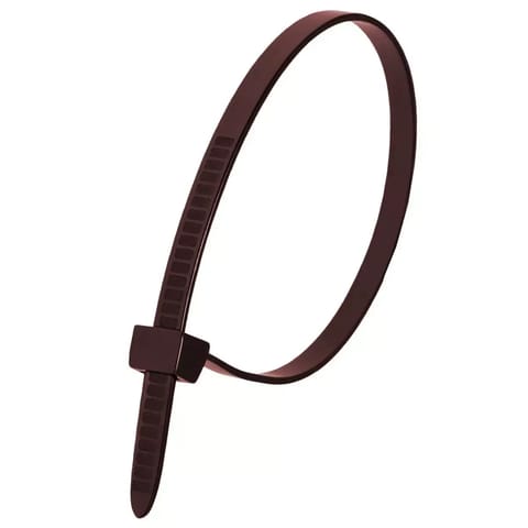 ⁨Nylonowe opaski zaciskowe brązowe 2,5x200mm (100szt.)⁩ w sklepie Wasserman.eu