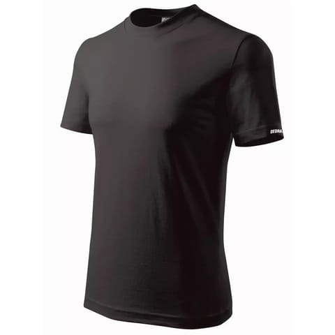 ⁨Koszulka męska t-shirt xxl, czarna, 100% bawełna⁩ w sklepie Wasserman.eu