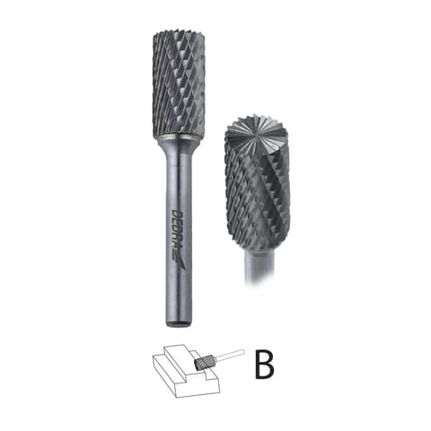⁨Frez trzpieniowy walcowy z zębami b12x25mm, trzpień 6mm⁩ w sklepie Wasserman.eu