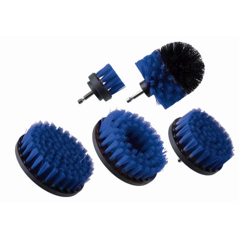 ⁨Szczotki czyszczące, na wiertarkę, 5szt. zestaw, nylon, hex,6mm⁩ w sklepie Wasserman.eu