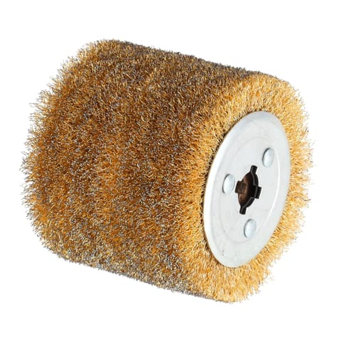 ⁨Szczotka druciana do satyniarki 120x100mm⁩ w sklepie Wasserman.eu