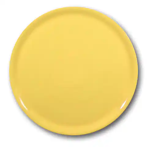 ⁨Durable porcelain pizza plate Speciale yellow 330mm - set of 6pcs.⁩ at Wasserman.eu