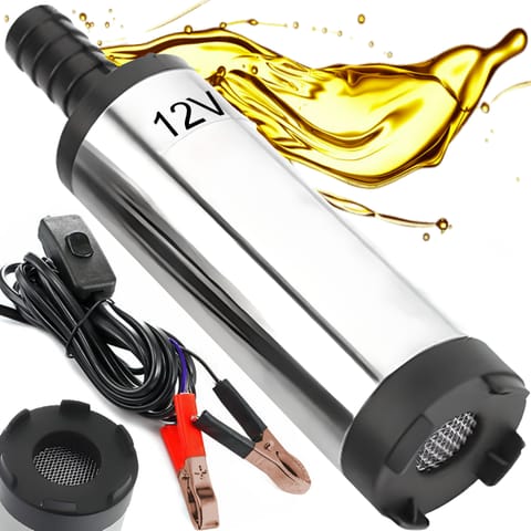 ⁨Pompka pompa do spuszczania paliwa oleju ropy wody 12v zatapialna mocna⁩ w sklepie Wasserman.eu