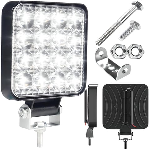 ⁨Lampa robocza halogen led 48w szperacz naświetlacz wodoodporna 16 diod⁩ w sklepie Wasserman.eu