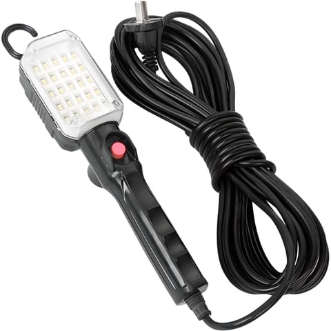 ⁨Lampa warsztatowa 25 led kanałowa hak magnes 245v -e219⁩ w sklepie Wasserman.eu