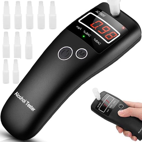 ⁨Precyzyjny alkomat kalibracje 5x ustniki tester -e263⁩ w sklepie Wasserman.eu