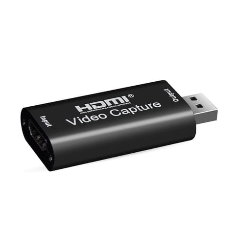 ⁨Karta przechwytywania wideo grabber hdmi - usb org video do 4k czarna⁩ w sklepie Wasserman.eu
