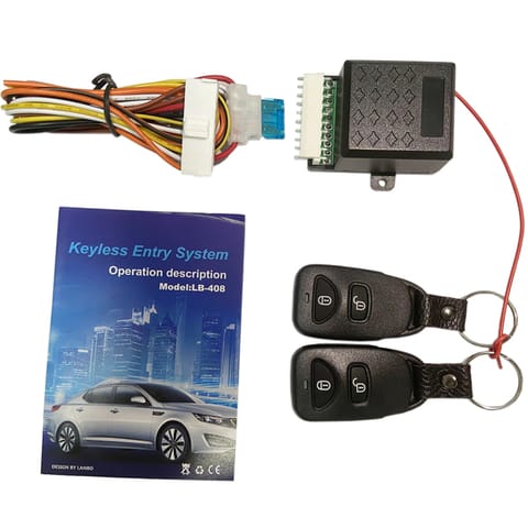 ⁨Sterownik zamka centralnego uniwersalny 2szt w zestawie pilot -m055⁩ w sklepie Wasserman.eu