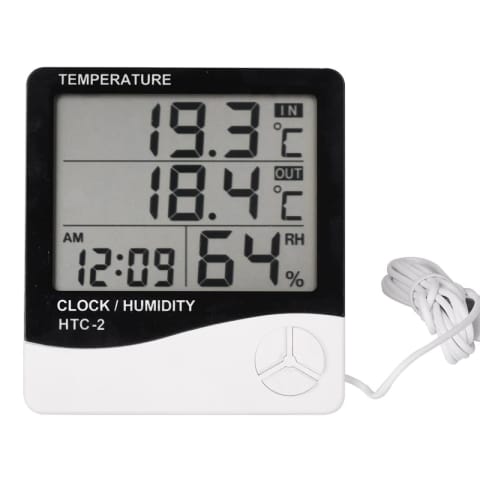 ⁨Termometr higrometr elektroniczny sonda stacja -e564⁩ w sklepie Wasserman.eu