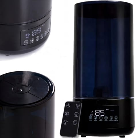⁨Nawilżacz powietrza automatyczny aromaterapia higrometr 3w1 4,5l led pilot⁩ w sklepie Wasserman.eu