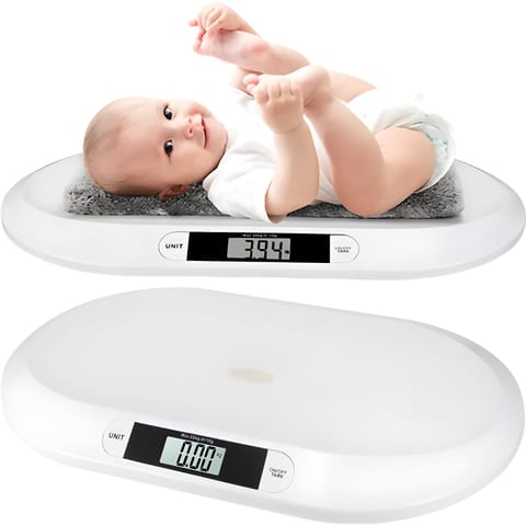 ⁨Precyzyjna waga dziecięca niemowlęca do 20kg dla niemowląt dokładność 10g⁩ w sklepie Wasserman.eu