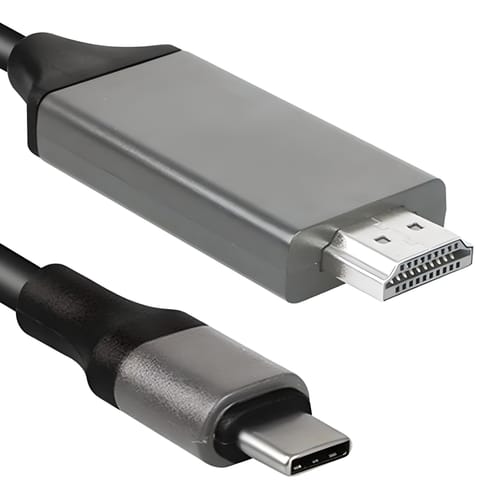 ⁨- kabel przewód adapter przejściówka usb-c 3.1 typ c do hdmi 4k mhl 200cm -e494-1⁩ w sklepie Wasserman.eu