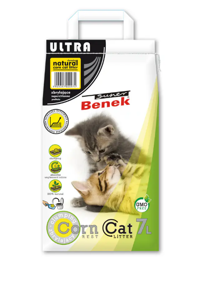 ⁨SUPER BENEK Corn Cat Ultra Natural 7l⁩ at Wasserman.eu