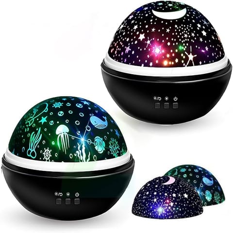 ⁨Projektor gwiazd nieba lampka nocna led obrotowa⁩ w sklepie Wasserman.eu