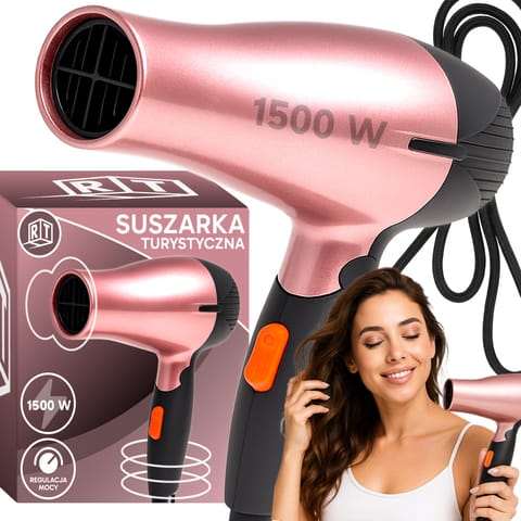 ⁨Suszarka do włosów turystyczna / small hair dryer⁩ w sklepie Wasserman.eu