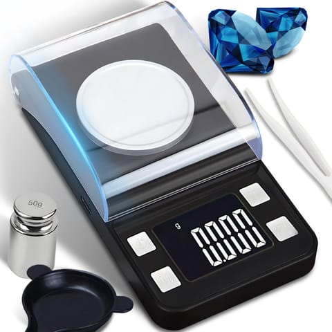 ⁨Waga elektroniczna jubilerska 0.001- 20g lcd przenośna kieszonkowa+baterie⁩ w sklepie Wasserman.eu