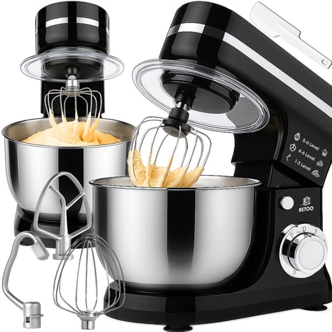 ⁨Robot kuchenny planetarny z misą 6l wielofunkcyjny mikser 3w1 3200w xl or1103-nowy⁩ w sklepie Wasserman.eu