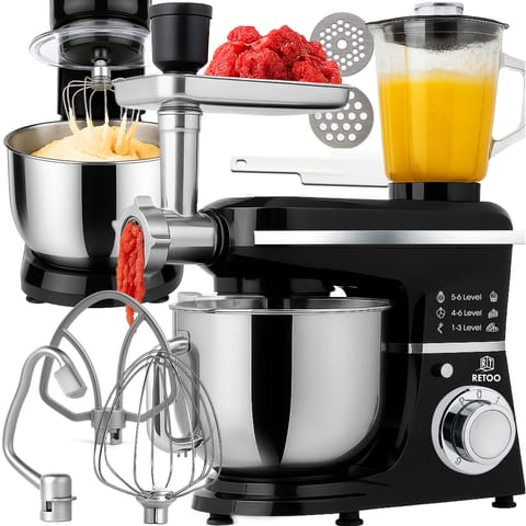 ⁨Robot kuchenny planetarny z misą blender maszynka do mięsa mikser 5w1 3200w⁩ w sklepie Wasserman.eu