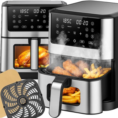 ⁨Air fryer xxl frytkownica beztłuszczowa 8l 1800w - or1291⁩ w sklepie Wasserman.eu