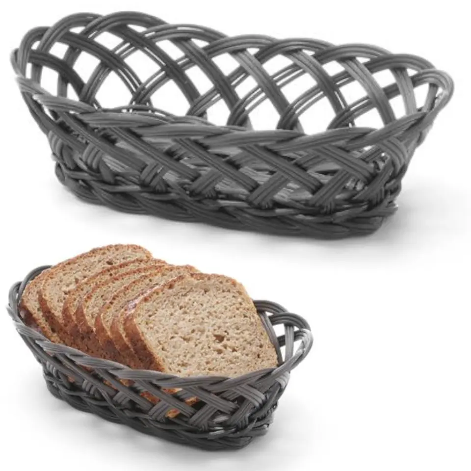 ⁨Fruit basket vegetables braided oval 225x130x55 mm - Hendi 426234⁩ at Wasserman.eu