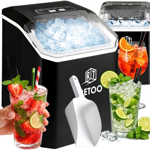 ⁨Kostkarka do lodu 1,5l maszyna do kostek 120w 12kg/24h ekspresowy lód cicha - or1317⁩ w sklepie Wasserman.eu
