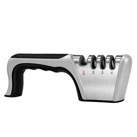 ⁨AG422G Ostrzałka do noży 4 stopniowa grey⁩ w sklepie Wasserman.eu