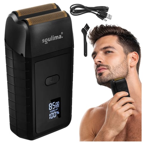 ⁨Golarka do brody z wyświetlaczem LED Soulima⁩ w sklepie Wasserman.eu