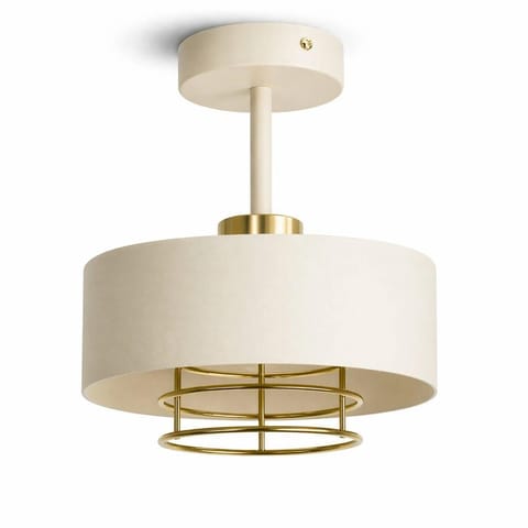 ⁨ZD185 Lampa sufitowa wisząca beżowo złota⁩ w sklepie Wasserman.eu