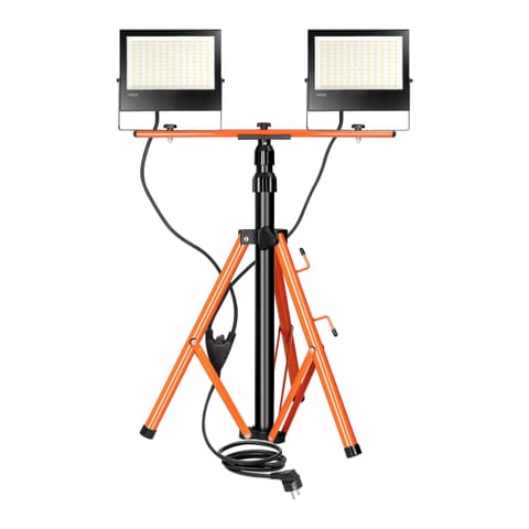 ⁨NIVALIS LED zestaw naświetlaczy 2x 100 W ze statywem i przewodem⁩ w sklepie Wasserman.eu