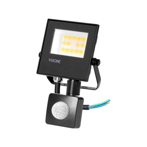 ⁨NIVALIS LED naświetlacz z PIR 10 W, 800 lm, IP44, 4000 K⁩ w sklepie Wasserman.eu