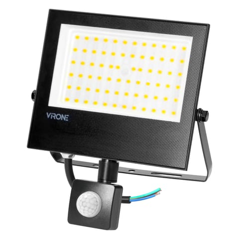 ⁨NIVALIS LED naświetlacz z PIR 50 W, 4000 lm, IP44, 4000 K⁩ w sklepie Wasserman.eu