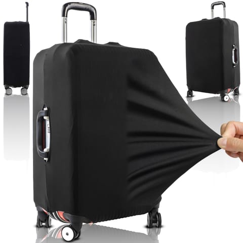 ⁨Pokrowiec ochronny na walizkę podróżną etui na bagaż 62x43x27 czarny m - sr315⁩ w sklepie Wasserman.eu
