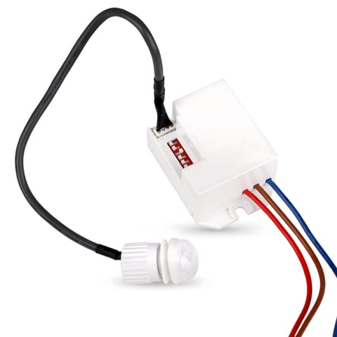 ⁨Czujnik ruchu zmierzchu led sensor pir z kablem na podczerwień sonda 360°⁩ w sklepie Wasserman.eu