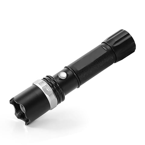 ⁨Latarka policyjna wojskowa mocna led zoom szperacz -e053⁩ w sklepie Wasserman.eu