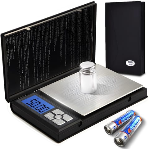 ⁨Waga jubilerska elektroniczna 0,01 500g wagi lcd⁩ w sklepie Wasserman.eu