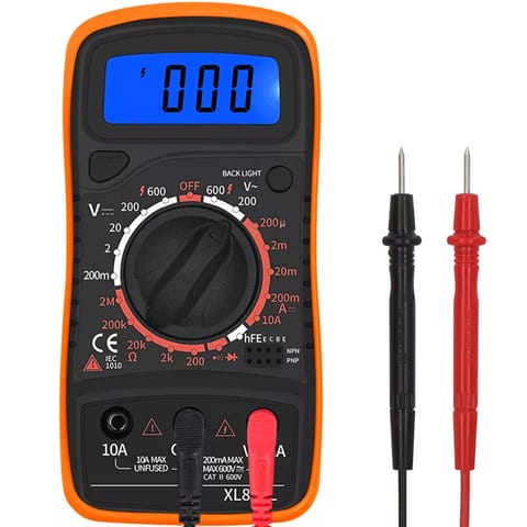 ⁨Miernik prądu multimetr lcd cyfrowy uniwersalny -e570⁩ w sklepie Wasserman.eu