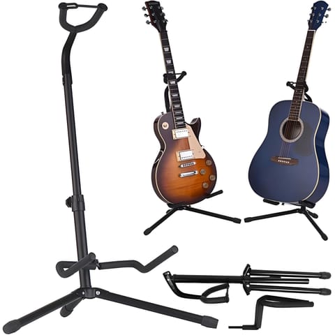⁨Stojak gitarowy statyw na gitarę wieszak do gitary regulowany blokada - o040⁩ w sklepie Wasserman.eu