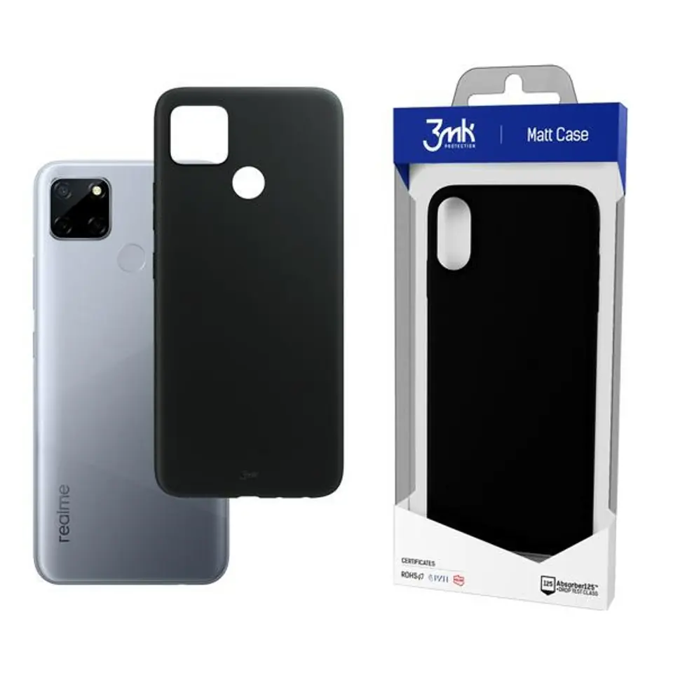 ⁨3MK Matt Case Realme C12 black /black⁩ at Wasserman.eu